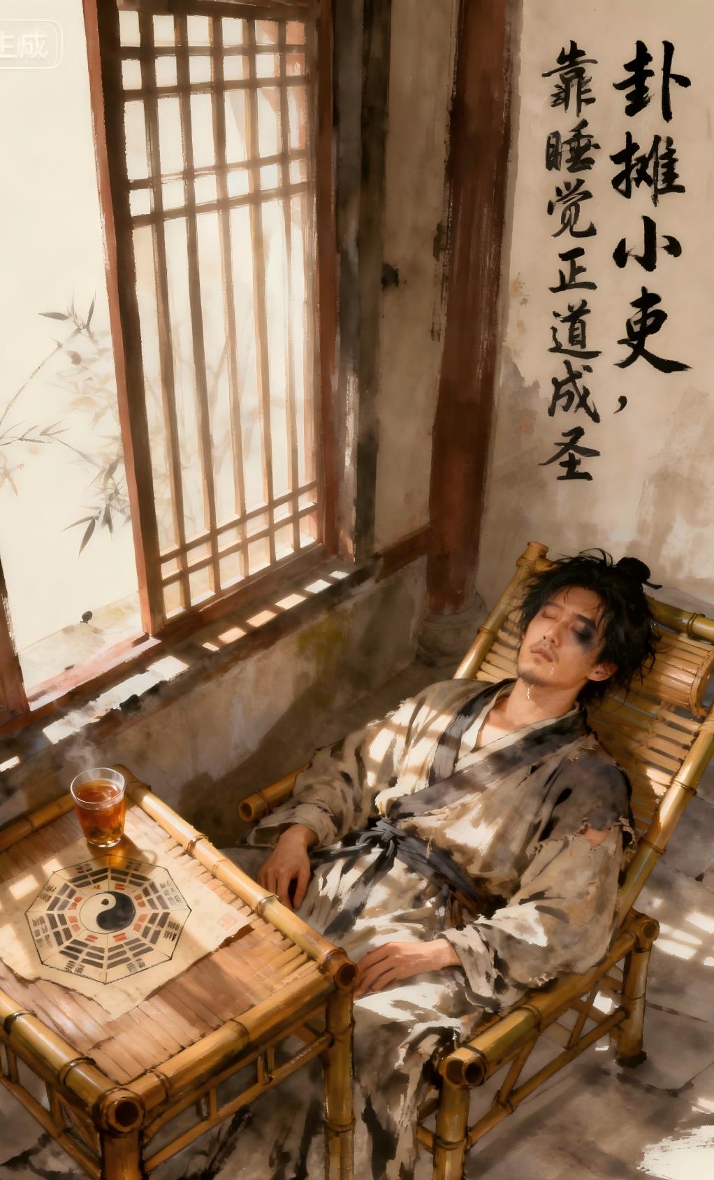 卦摊小吏,靠睡觉正道成圣